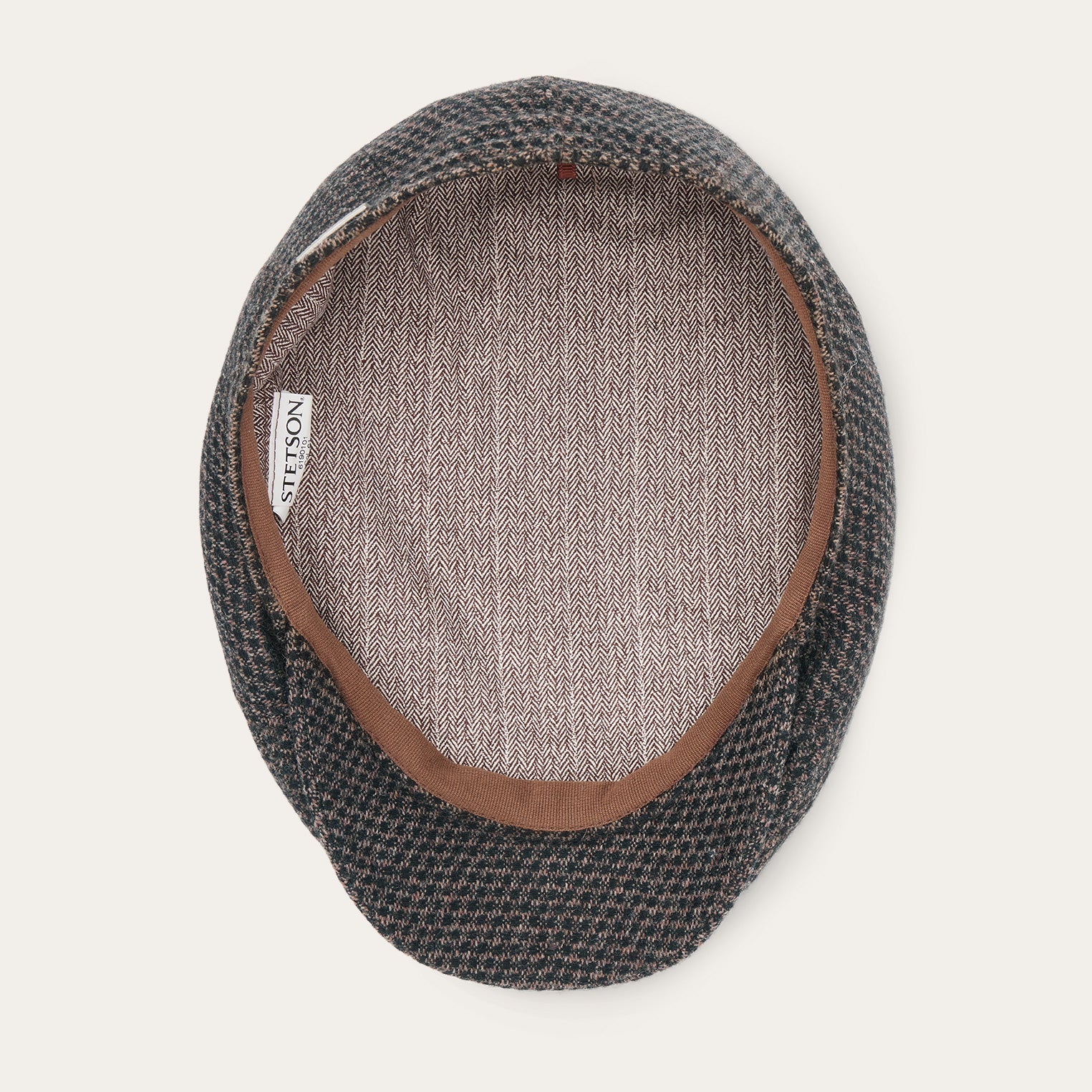 Wool Ivy Cap | Stetson Brown/Beige Mix