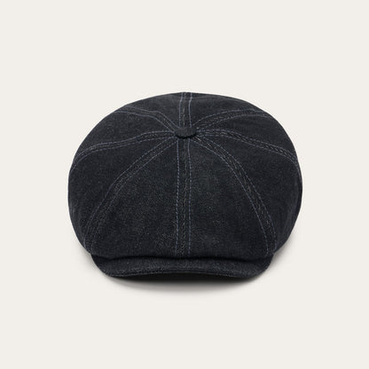 Denim Hatteras Cap | Stetson Black Denim