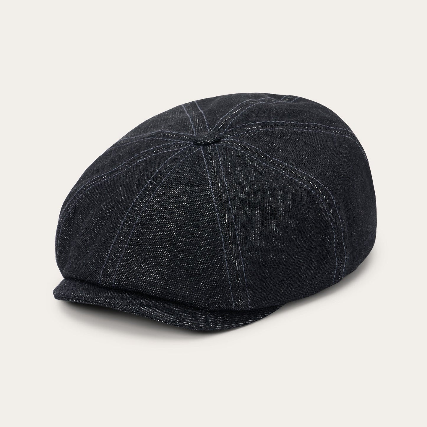 Denim Hatteras Cap | Stetson Black Denim
