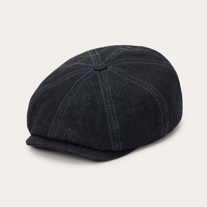 Denim Hatteras Cap | Stetson Black Denim
