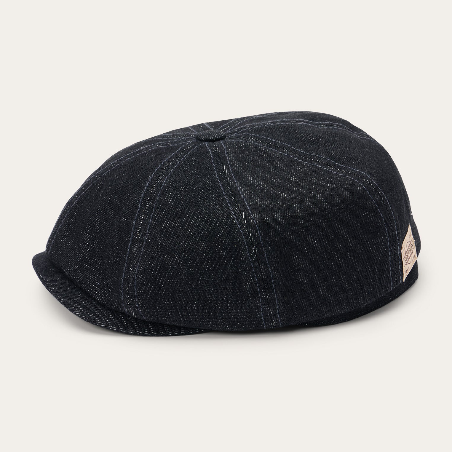 Denim Hatteras Cap | Stetson Black Denim