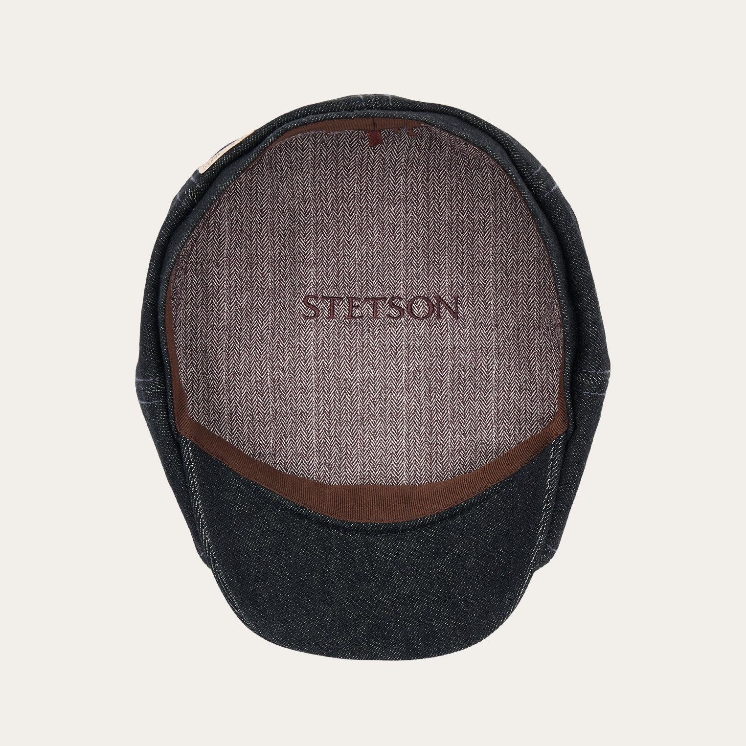 Denim Hatteras Cap | Stetson Black Denim