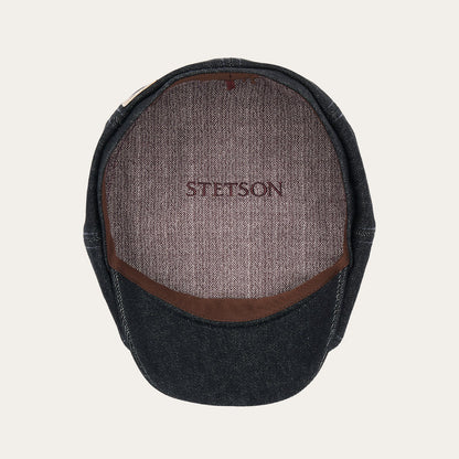 Denim Hatteras Cap | Stetson Black Denim