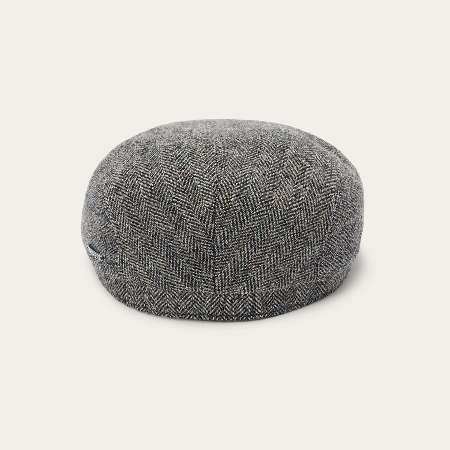 Wool Herringbone Driver Cap | Stetson Anthra Melange Herringbone