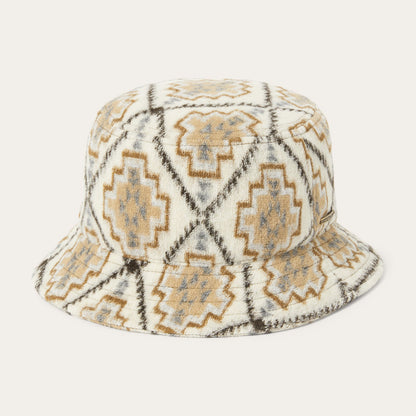 Navajo Jersey Bucket Hat | Stetson Off White / Beige