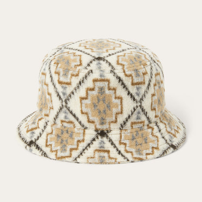 Navajo Jersey Bucket Hat | Stetson Off White / Beige