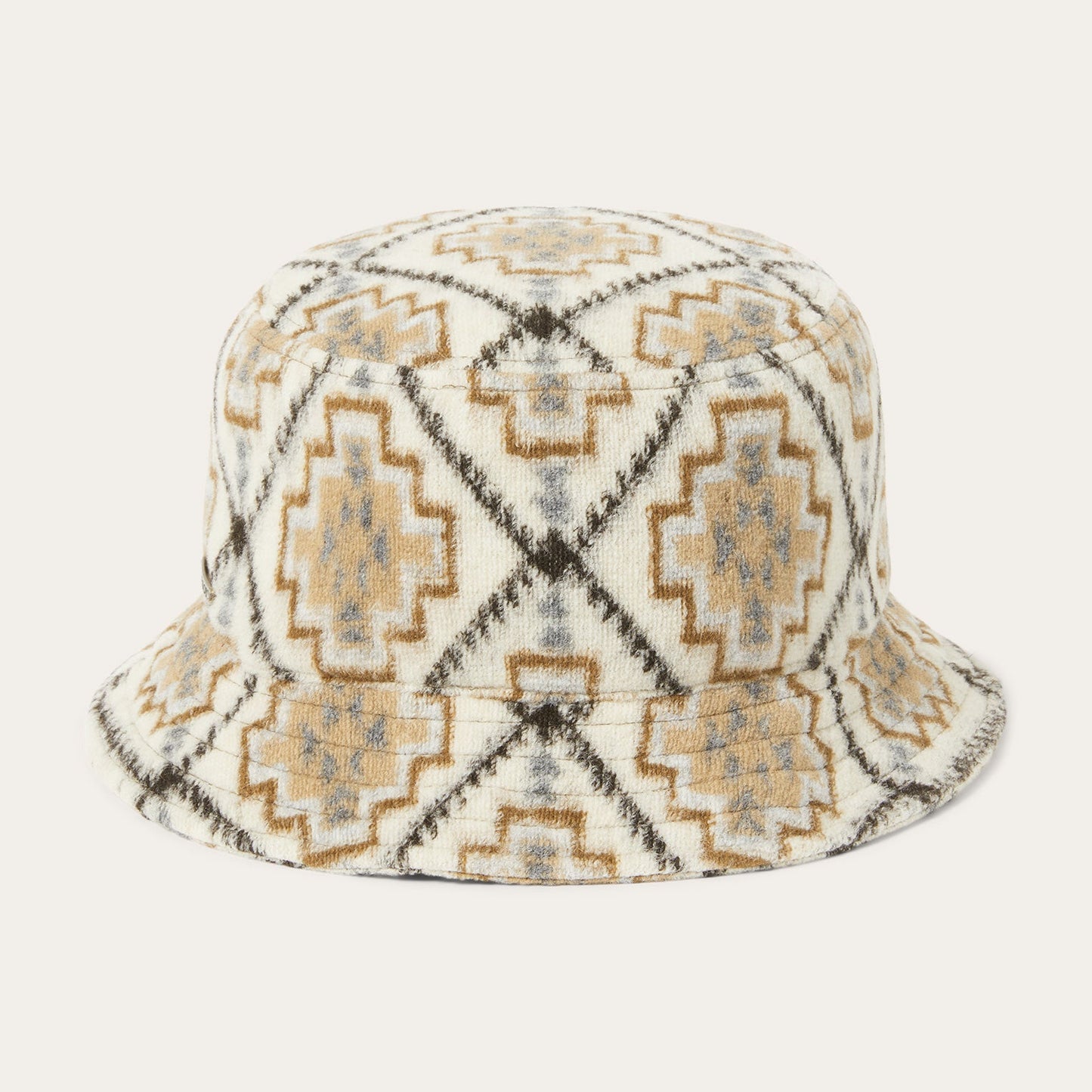 Navajo Jersey Bucket Hat | Stetson Off White / Beige