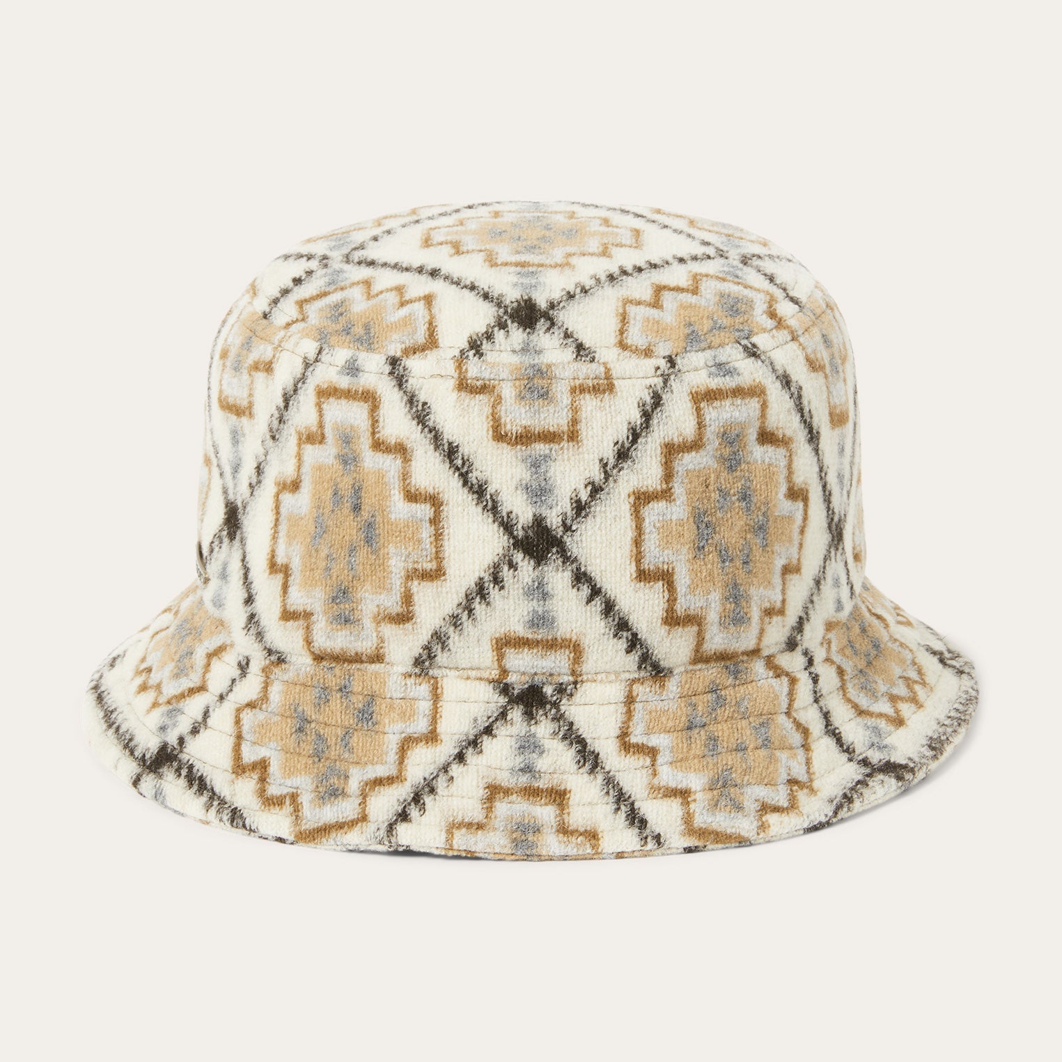 Navajo Jersey Bucket Hat | Stetson Off White / Beige