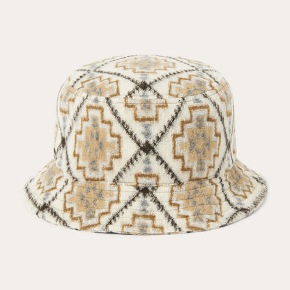 Navajo Jersey Bucket Hat | Stetson Off White / Beige