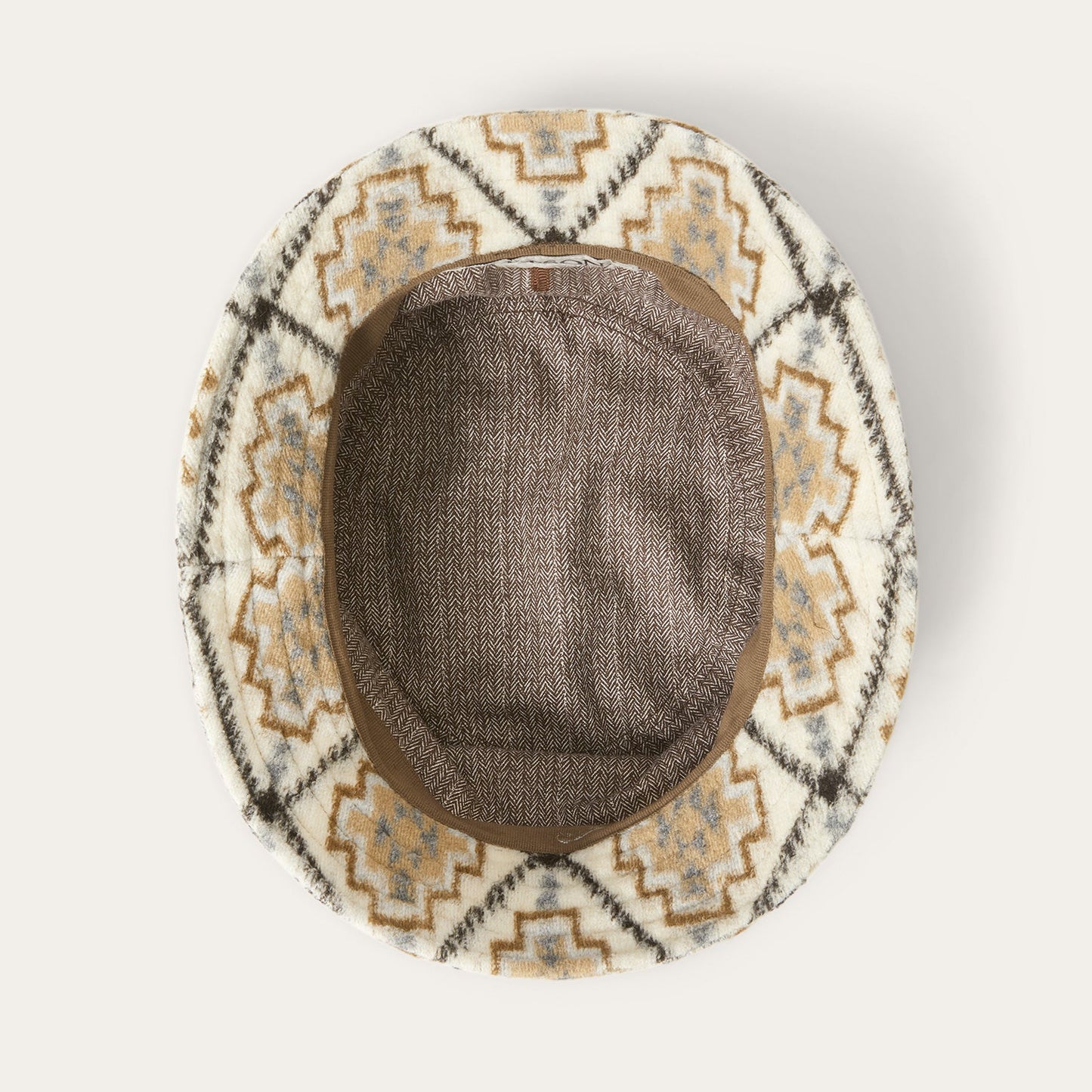 Navajo Jersey Bucket Hat | Stetson Off White / Beige