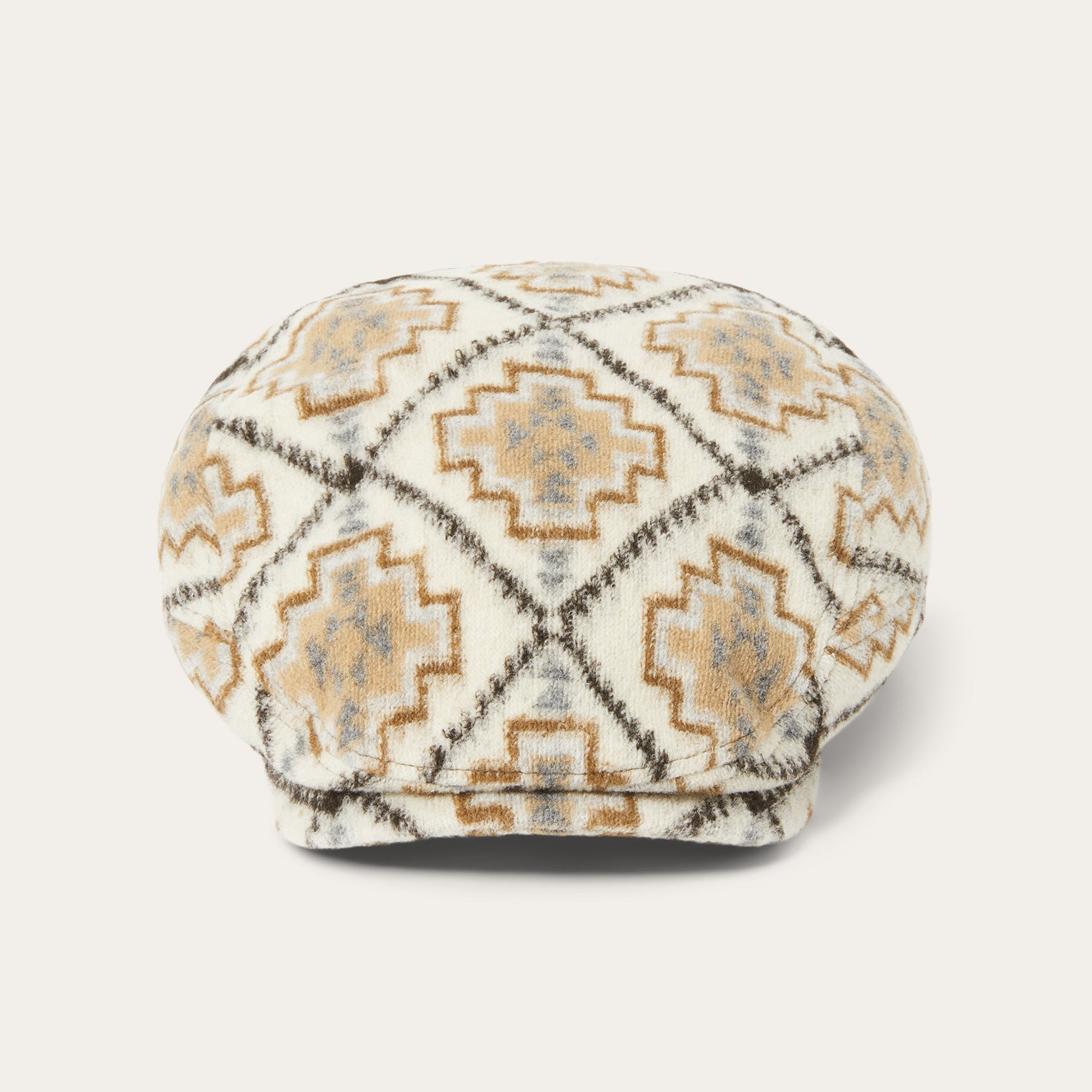 Navajo Jersey Driver Cap | Stetson Off White / Beige