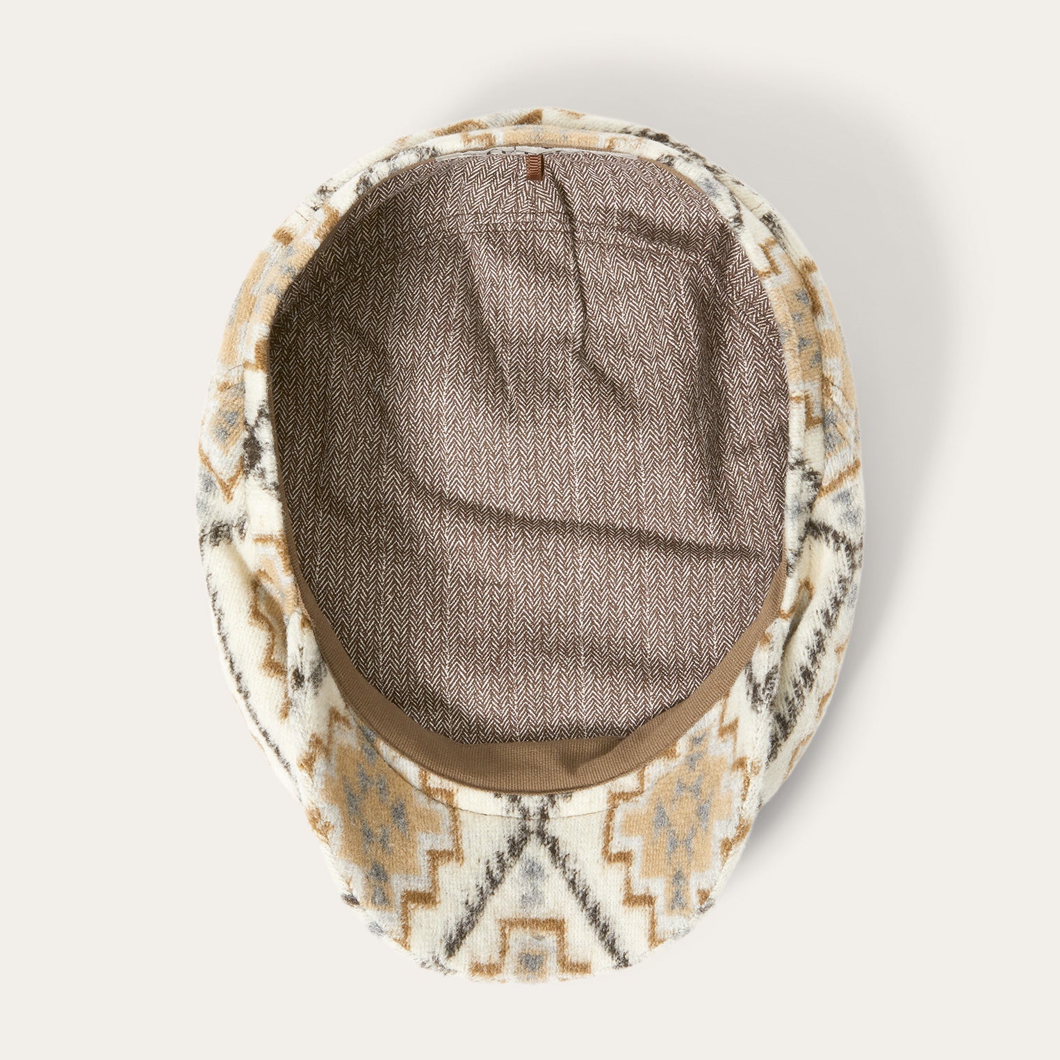Navajo Jersey Driver Cap | Stetson Off White / Beige