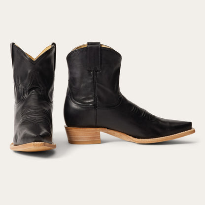 Riley Shorty Boots | Stetson Black