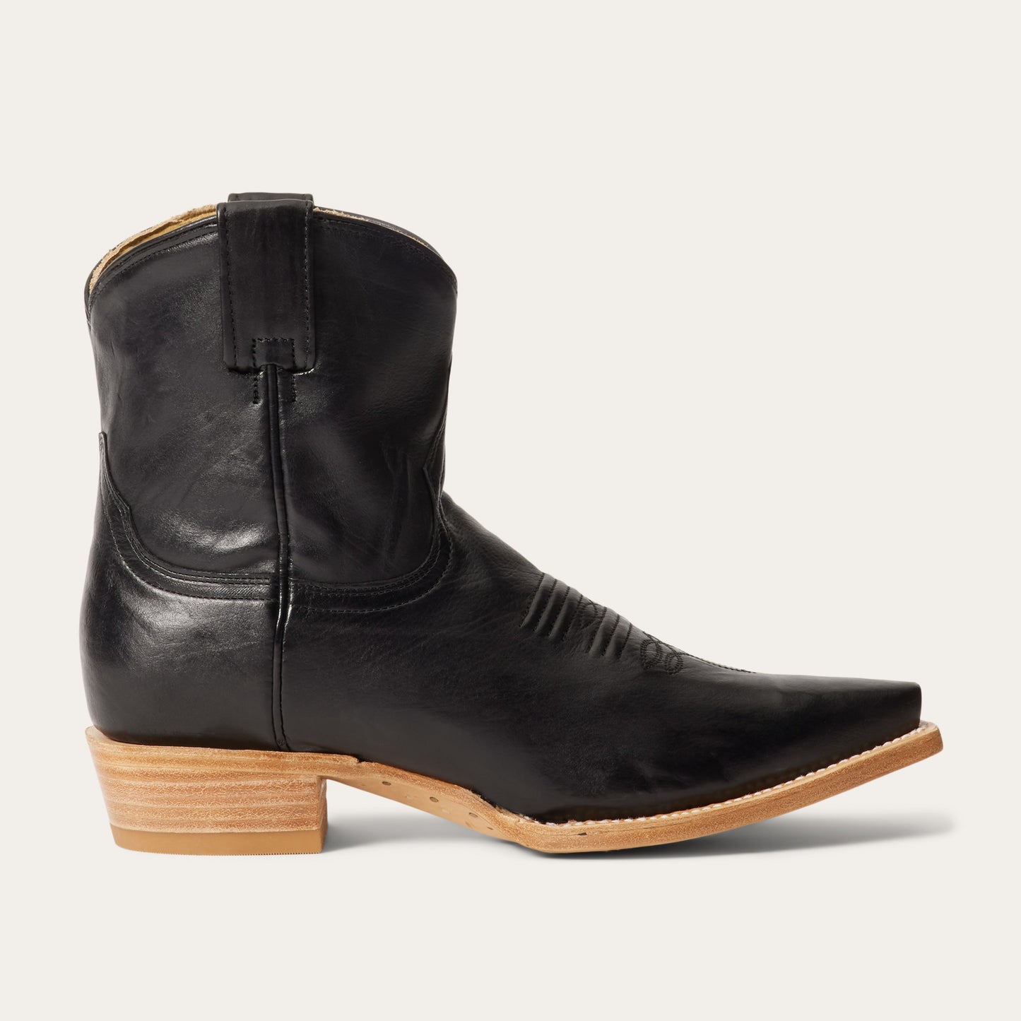 Riley Shorty Boots | Stetson Black