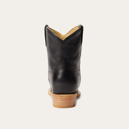Riley Shorty Boots | Stetson Black