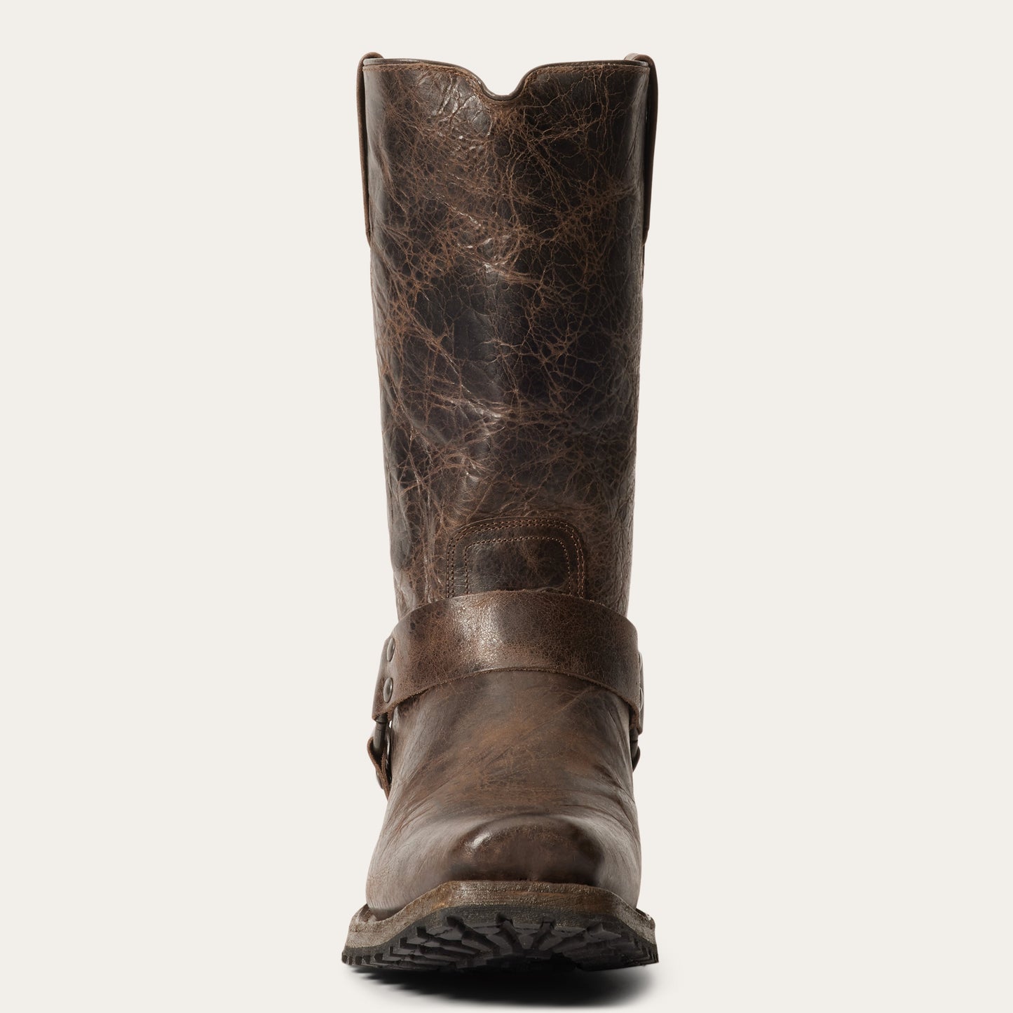 Heritage Harness Boots | Stetson Waxed Dark Brown