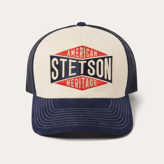 Cream American Heritage Trucker Cap | Stetson Cream