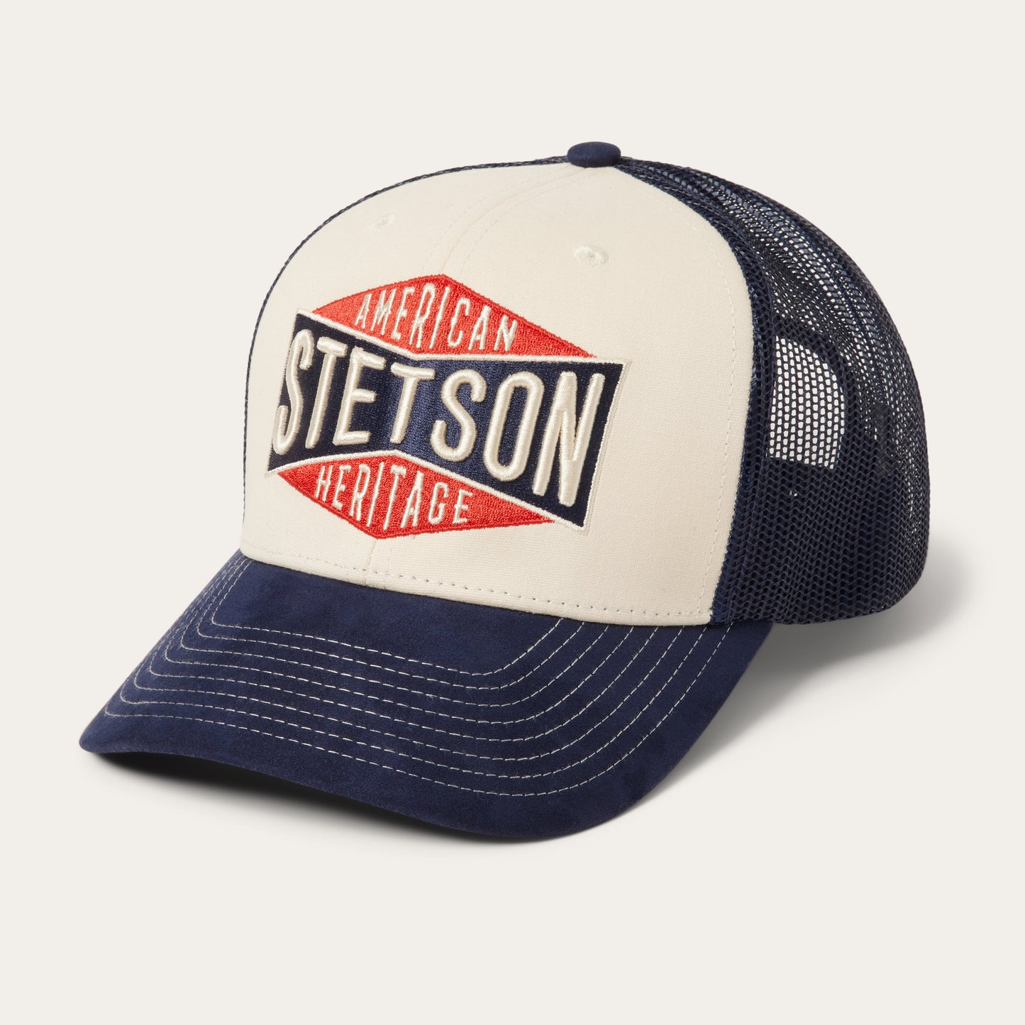 Cream American Heritage Trucker Cap | Stetson Cream