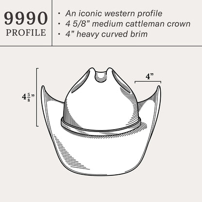 Boss of the Plains 6X Cowboy Hat | Stetson Black