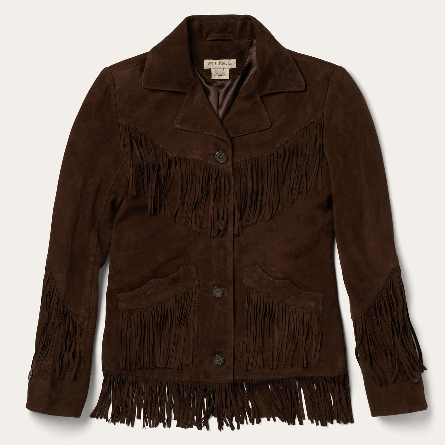 Fringe Suede Jacket | Stetson Chocolate