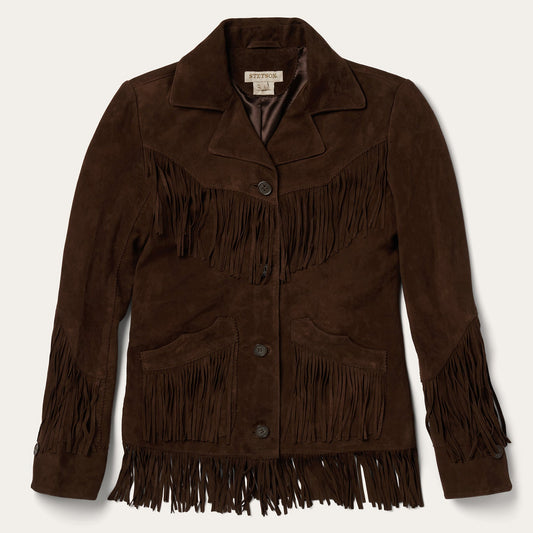 Fringe Suede Jacket | Stetson Chocolate