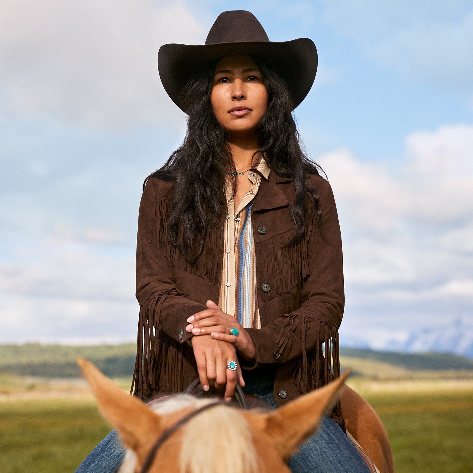 Fringe Suede Jacket | Stetson Chocolate