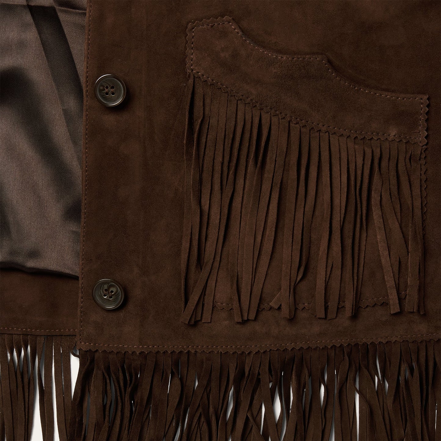 Fringe Suede Jacket | Stetson Chocolate