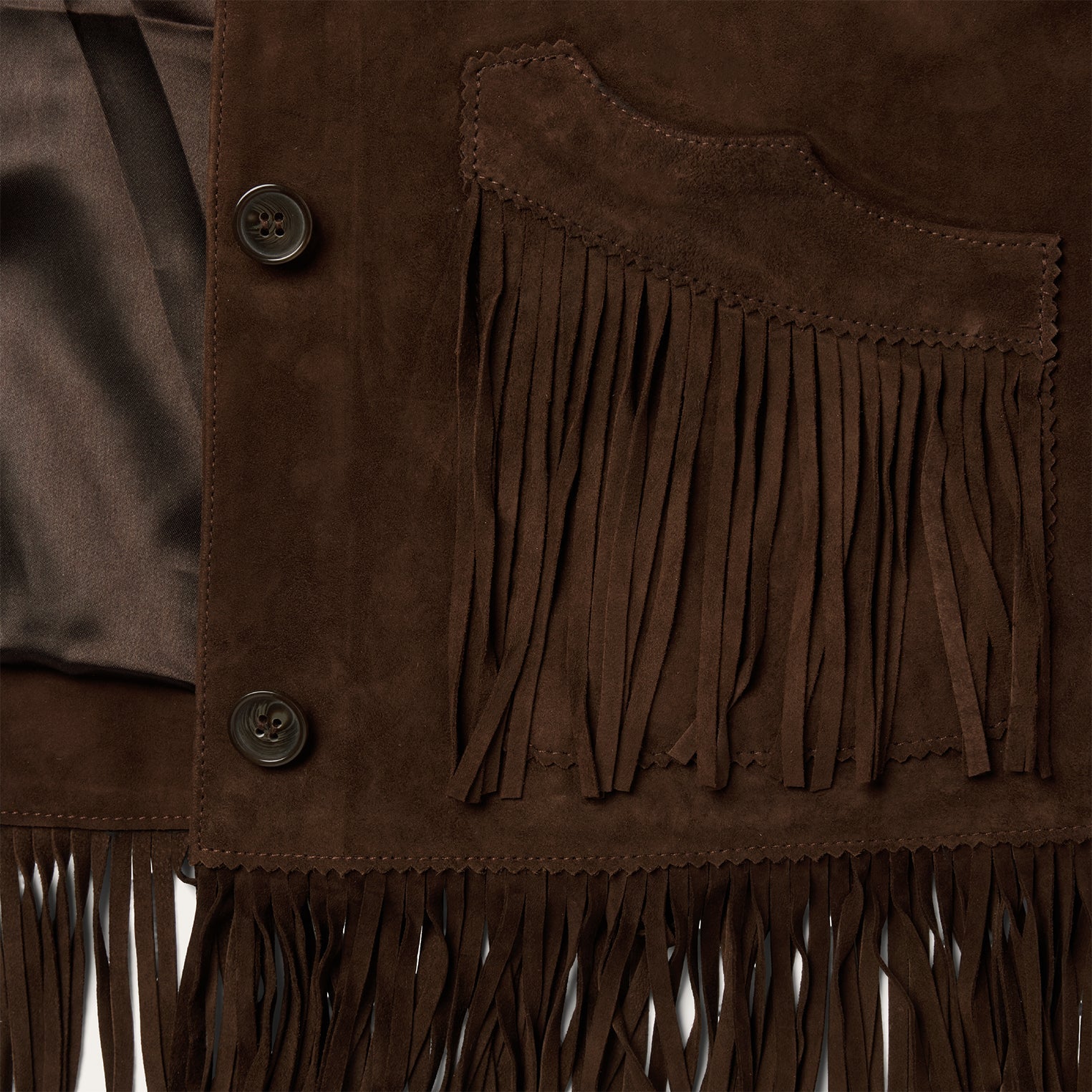 Fringe Suede Jacket | Stetson Chocolate