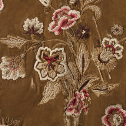 Embroidered Velvet Bomber Jacket | Stetson Copper