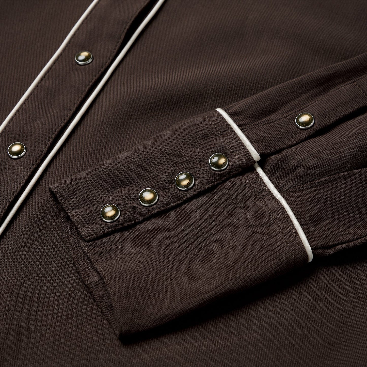 Embroidered Western Shirt | Stetson Brown