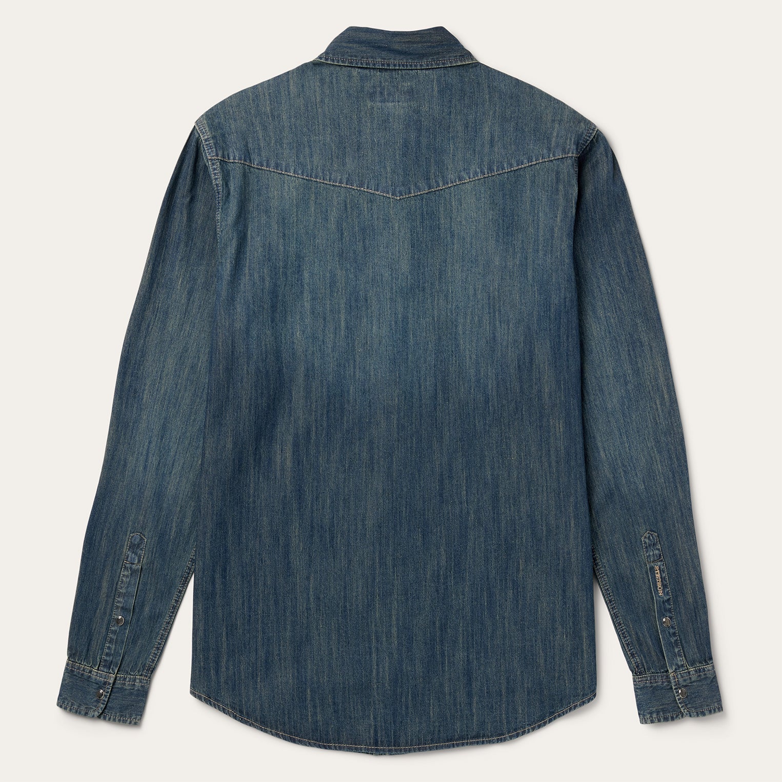 Dark Denim Western Shirt | Stetson Blue