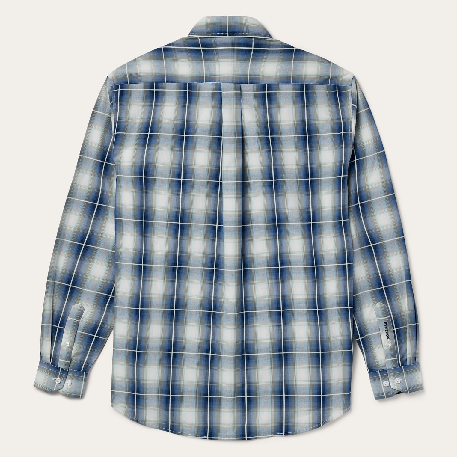 Crystal Plaid Button Down Shirt | Stetson Blue