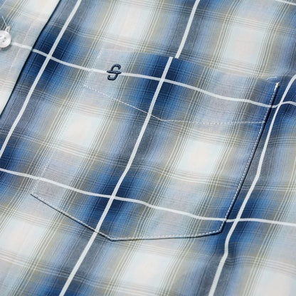 Crystal Plaid Button Down Shirt | Stetson Blue