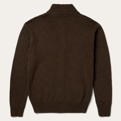 Ombre Border Stripe Cardigan | Stetson Brown