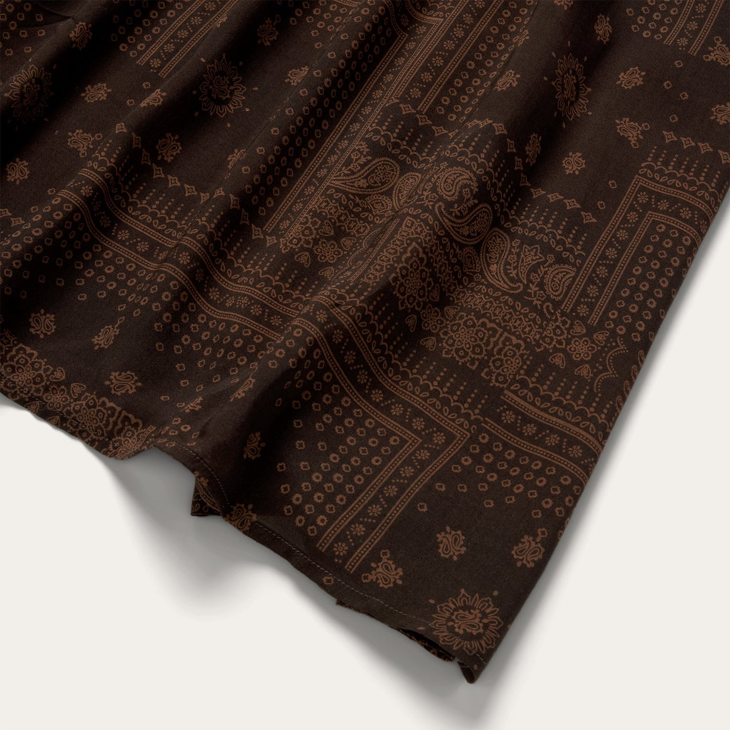 Patchwork Bandana Print Dress | Stetson Brown