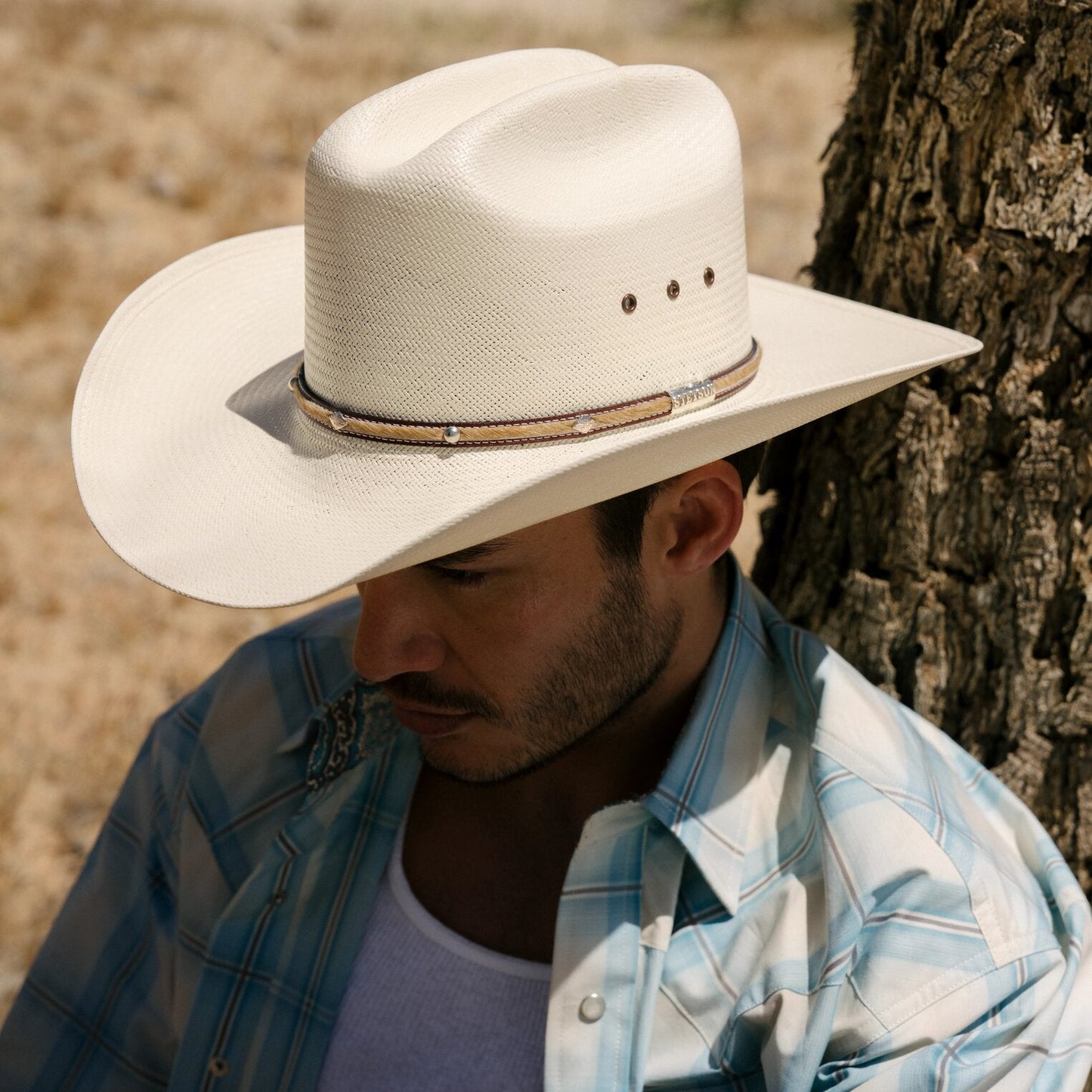 Angus 10X Straw Cowboy Hat | Stetson Natural