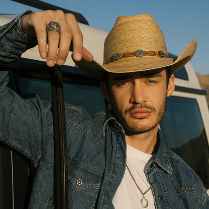 Cowhand Mexican Palm Cowboy Hat | Stetson Toasted Palm