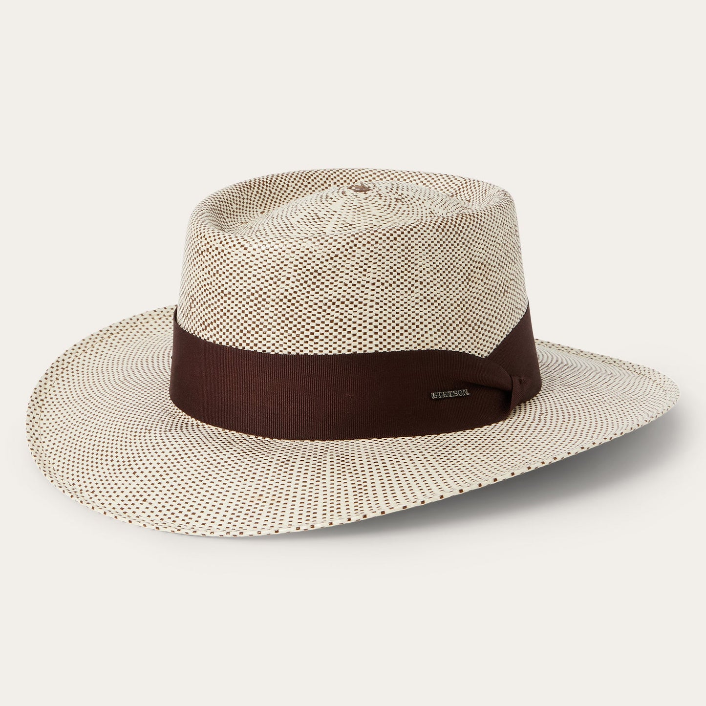 Double Bogey Raffia Straw Hat | Stetson Natural Brown
