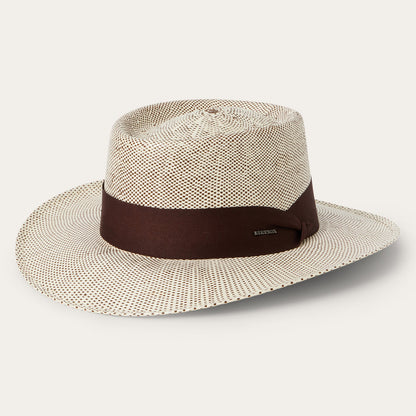 Double Bogey Raffia Straw Hat | Stetson Natural Brown