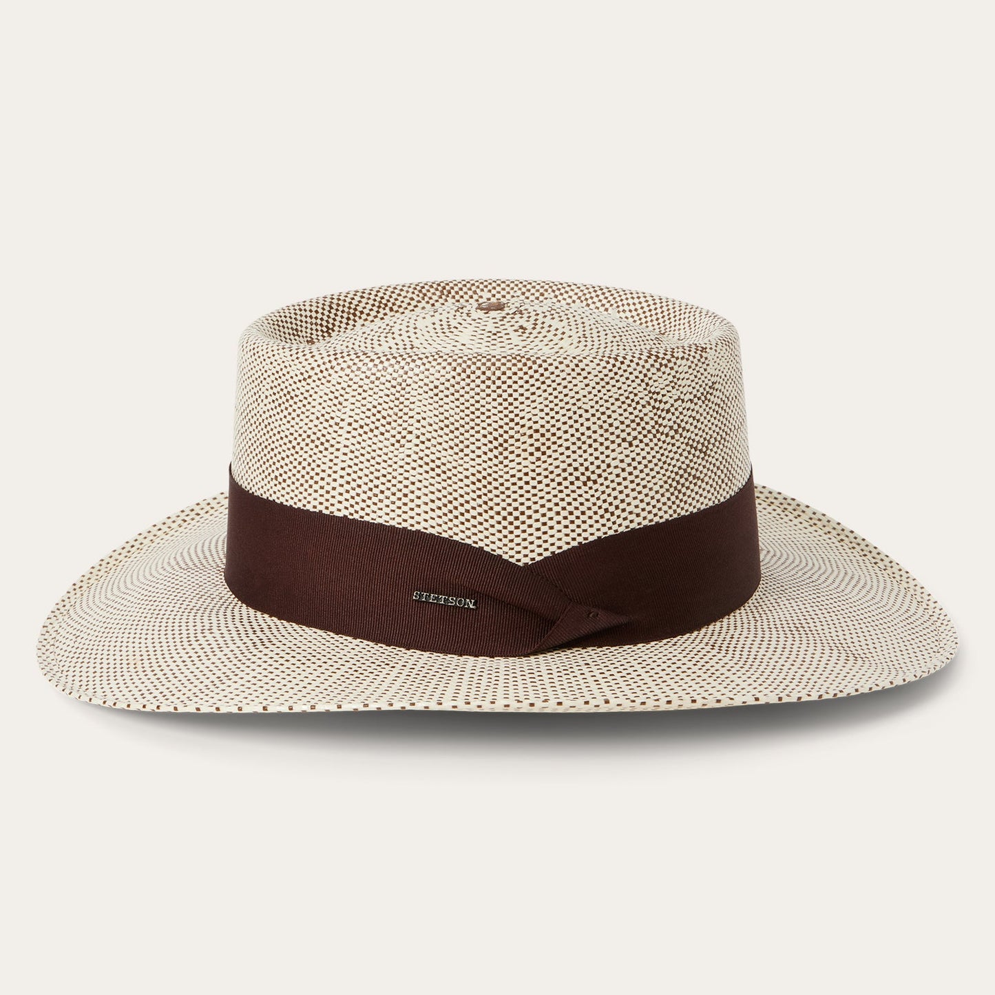 Double Bogey Raffia Straw Hat | Stetson Natural Brown