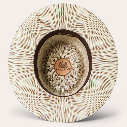 Double Bogey Raffia Straw Hat | Stetson Natural Brown