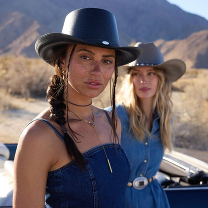 Royal Flush 10X Straw Cowboy Hat | Stetson Black