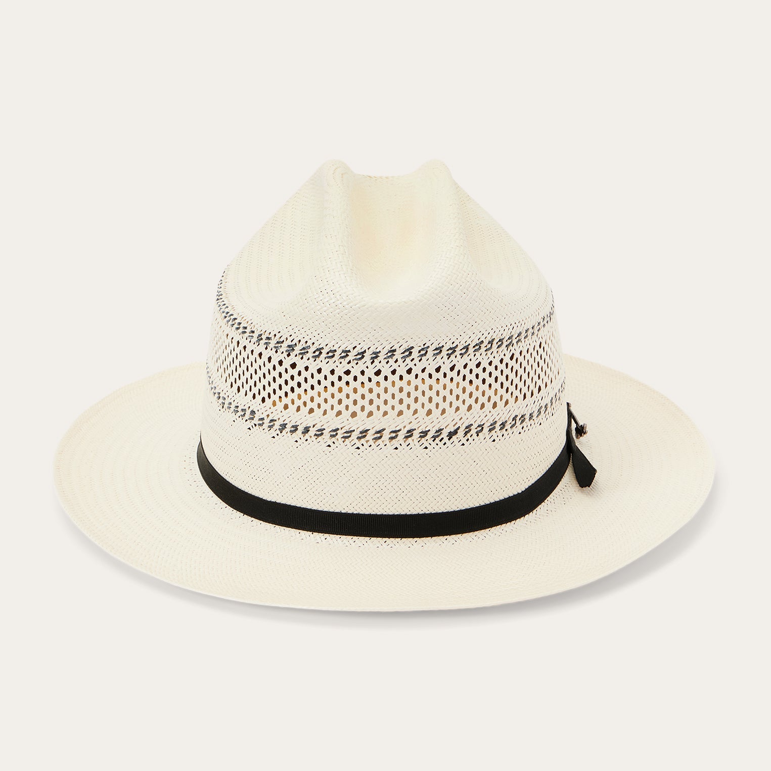 Open Road Straw Hat | Stetson Natural/Black