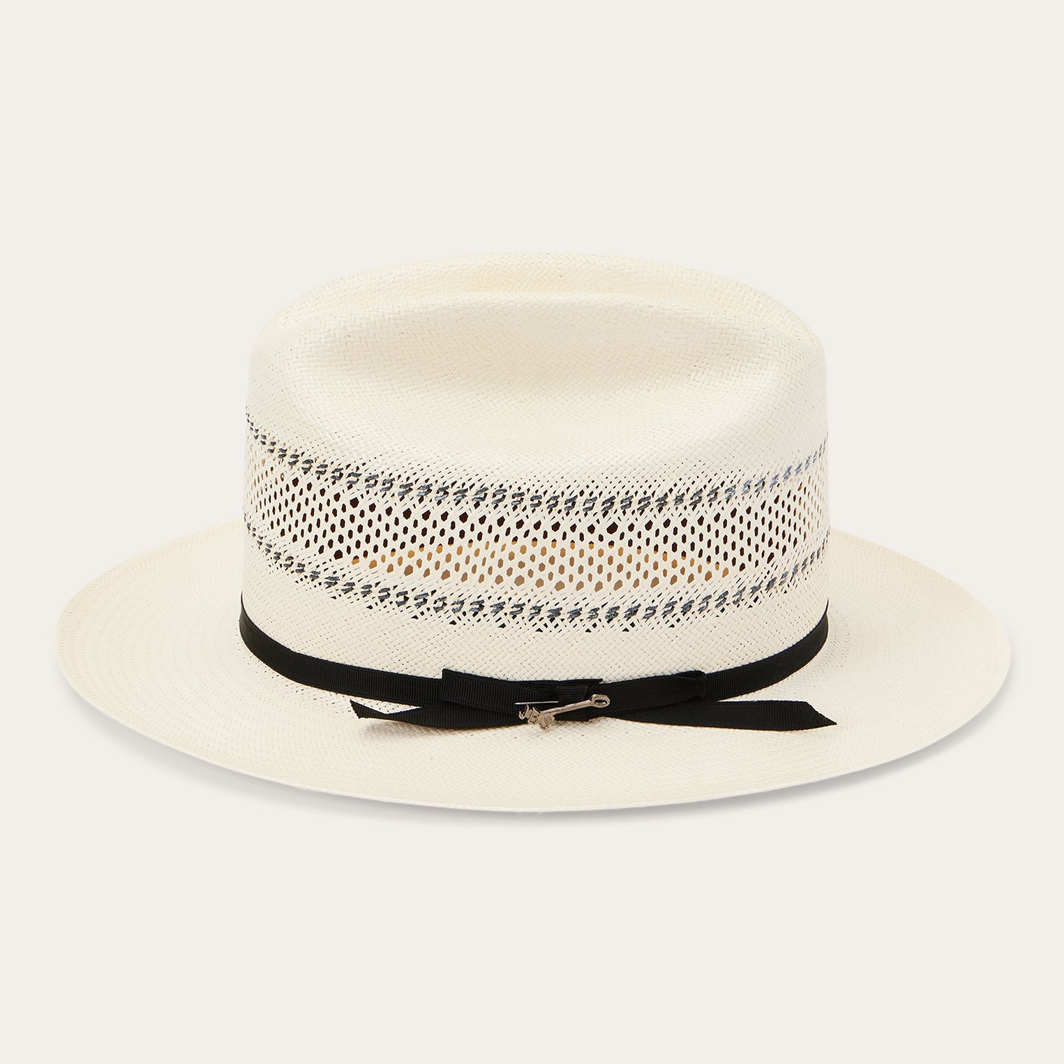Open Road Straw Hat | Stetson Natural/Black