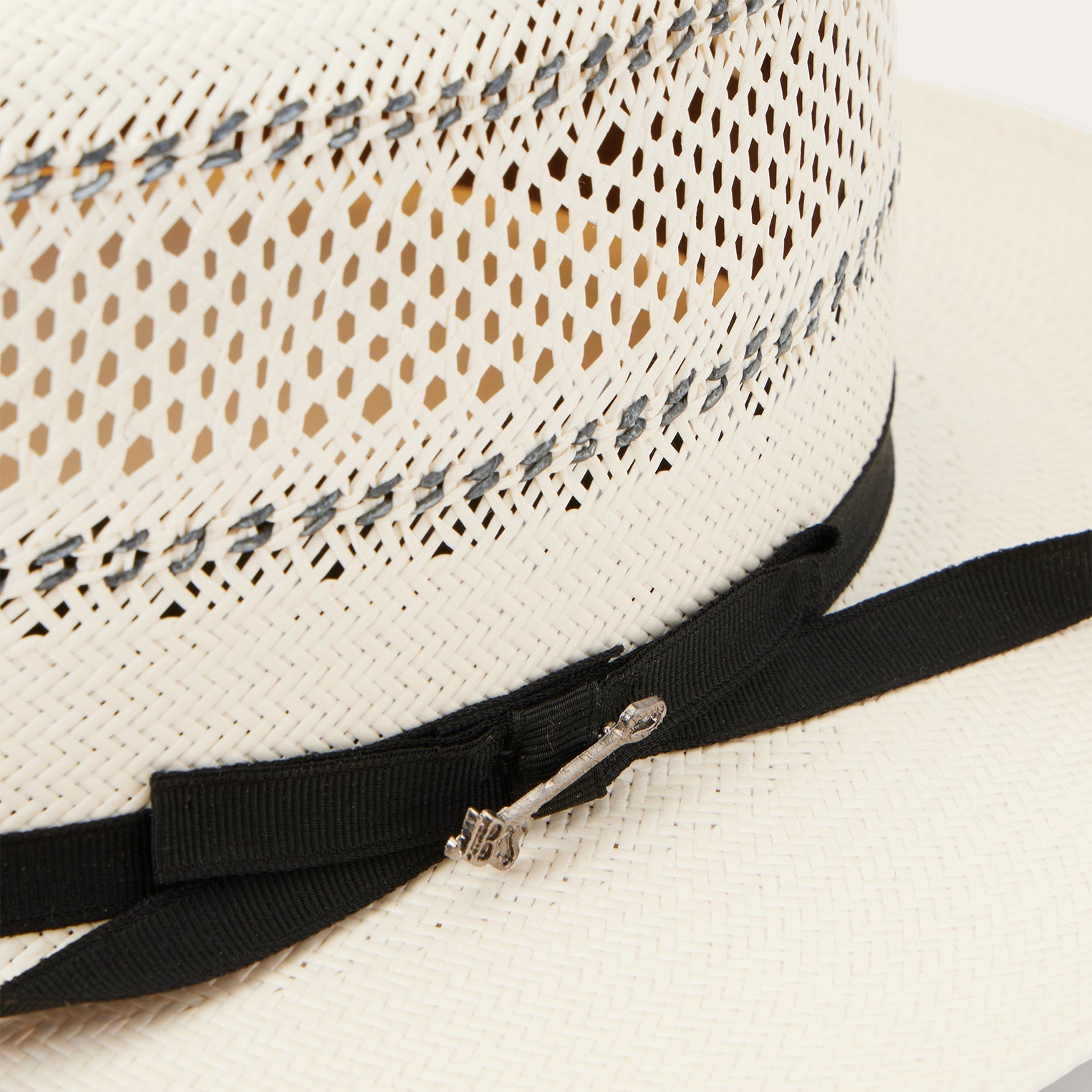 Open Road Straw Hat | Stetson Natural/Black