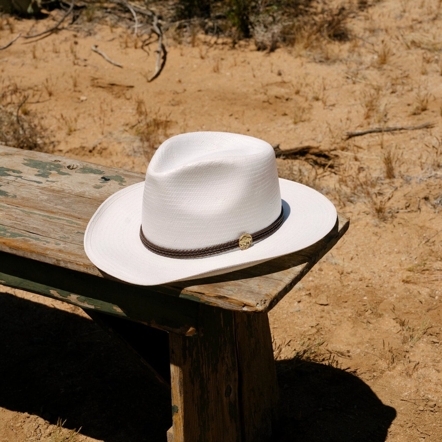 Woodrow Straw Hat | Stetson Bleach