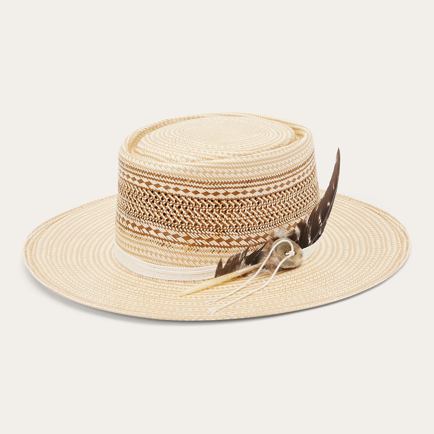 Batterson Straw Hat | Stetson Natural/Tan