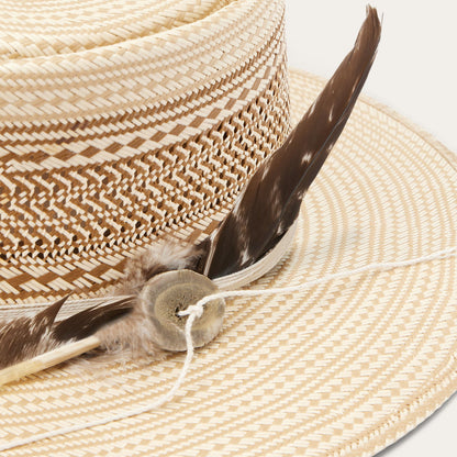 Batterson Straw Hat | Stetson Natural/Tan