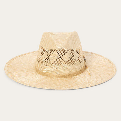Chorus Straw Flat Brim Hat | Stetson Natural