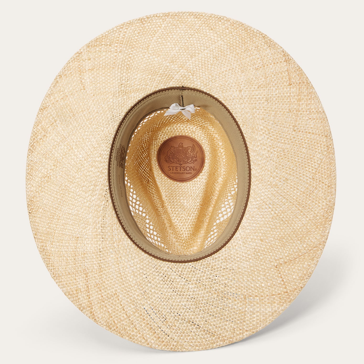 Chorus Straw Flat Brim Hat | Stetson Natural